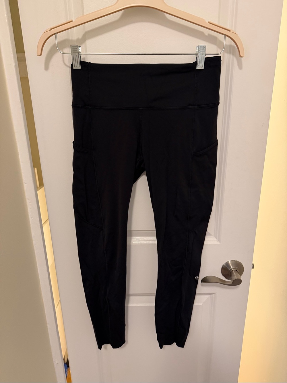 Lululemon High-Waist Black Fast and Free 25 inch Leggings